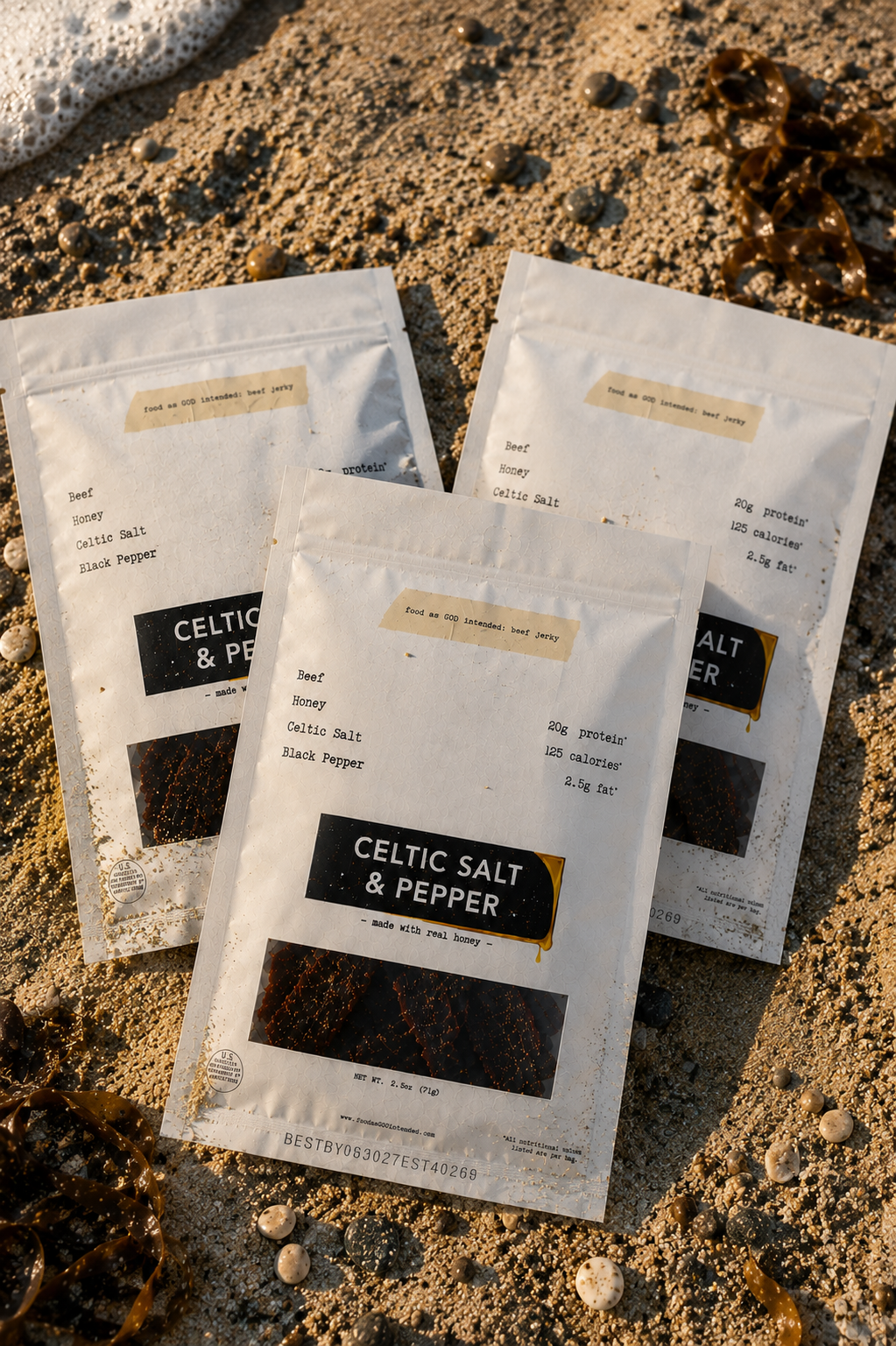3-pack Celtic Salt & Pepper Beef Jerky